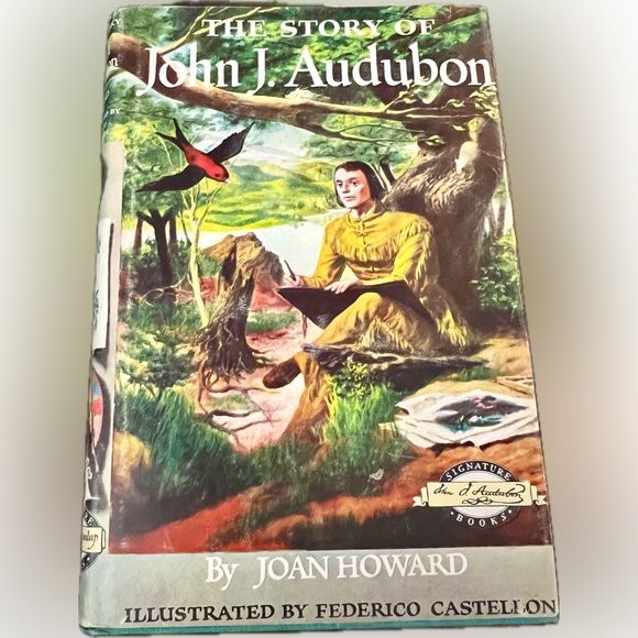 1954 Classics Lot of 3 The Story Of Mark Twain Clara Barton John J Audubon GUC - Picture 3 of 16